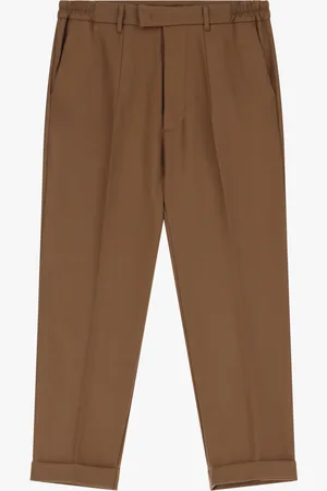 Imperial Pantalones con pliegues y cinturilla elástica