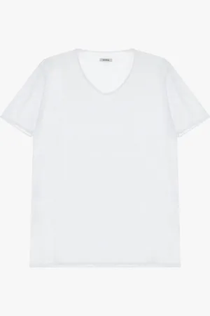 Imperial Camiseta con cuello en v y mangas cortas