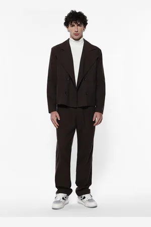 Imperial Pantalones con pinzas y bolsillos laterales