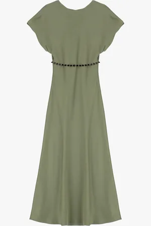 Imperial Vestido con cuello redondo y mangas amplias