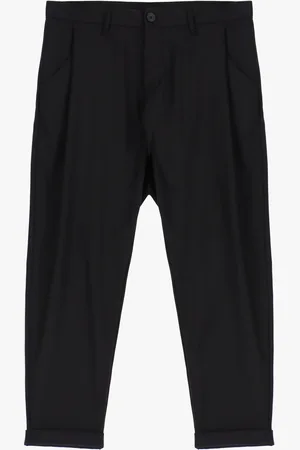 Imperial Pantalones con pinzas y dobladillo