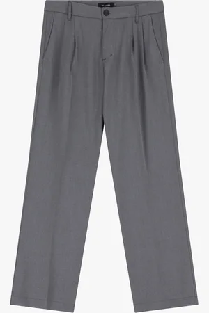 Imperial Pantalones con pinzas y tiro medio