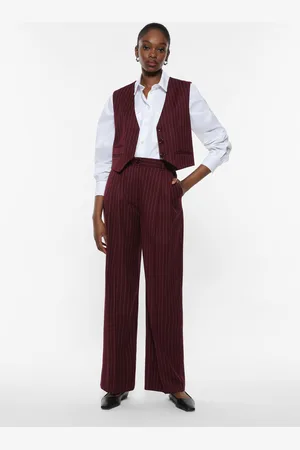 Imperial Pantalones de talle alto con pinzas