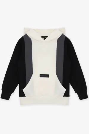 Imperial Sudadera de niño de algodón con capucha y bolsillo