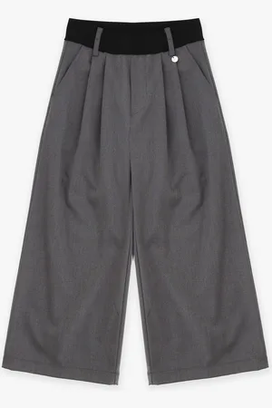 Imperial Pantalón recto de niña con pinzas