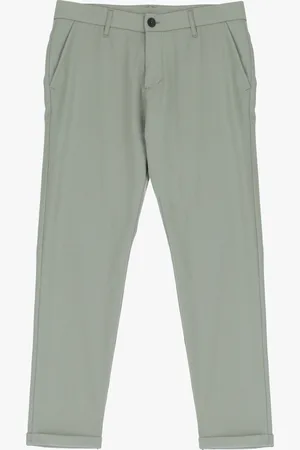 Imperial Pantalones con vuelta y bolsillos laterales