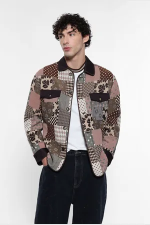 Imperial Chaqueta con patrones geométricos patchwork