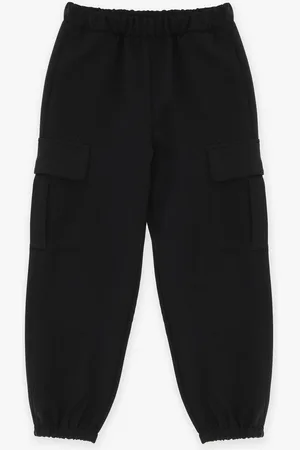 Imperial Pantalón baggy de niña con cintura y bordes elásticos