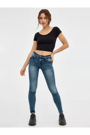 Inside Mujer Pitillos y Vaqueros Skinny - Jeans Skinny denim azul 34 Azul