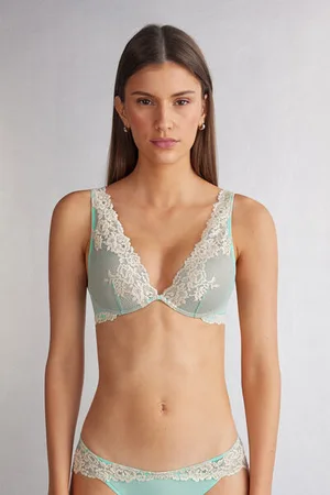 Bralette Intimissimi  Sujetador Balconette Elena de Encaje Negro