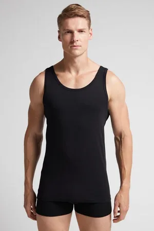 intimissimi Camiseta de tirantes de algodón para hombre Hombre Tamaño XL