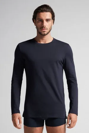 intimissimi Camiseta de manga larga en algodón superior de hombre Hombre Tamaño XXL