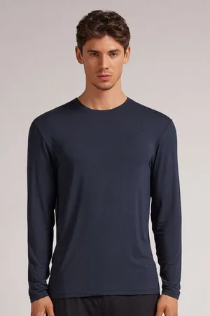 intimissimi Camiseta de Manga Larga Soft Silk Hombre Tamaño XL