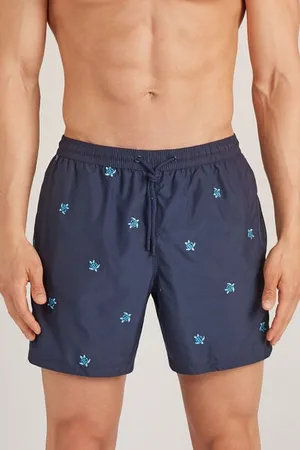 intimissimi Bañador Bóxer con Bordado de Tortugas Hombre Tamaño XL