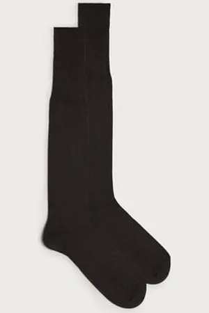 intimissimi Calcetines Largos de Cashmere Seda y Algodón Hombre Tamaño 42-43