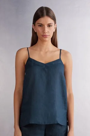intimissimi Top en Tela de Lino Mujer Tamaño S