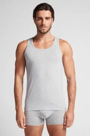 intimissimi Camiseta de tirantes de algodón para hombre Hombre Tamaño XL