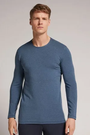 intimissimi Camiseta básica de manga larga para hombre de modal Hombre Tamaño L