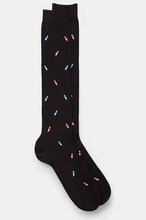 intimissimi Calcetines Largos de Algodón Estampados Hombre Tamaño 42-43
