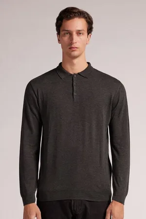 intimissimi Polo de Manga Larga de Punto Hombre Tamaño L