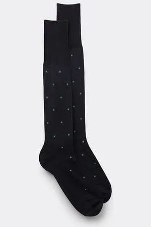 intimissimi Calcetines Largos de Hilo de Escocia Estampados Hombre Tamaño 42-43