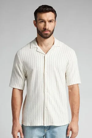 intimissimi Camisa de Manga Corta Bolos de Rayas Hombre Tamaño L