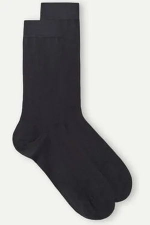 intimissimi Calcetines Cortos de Algodón Superior Hombre Tamaño 42-43