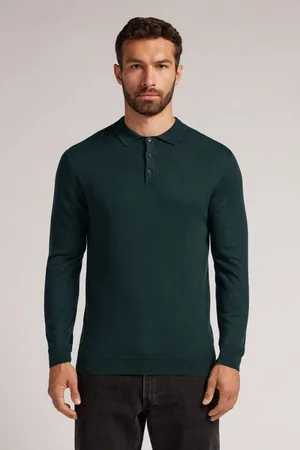 intimissimi Polo de Manga Larga de Punto Hombre Tamaño M