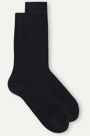intimissimi Calcetines Cortos de Algodón Superior Hombre Tamaño 40-41