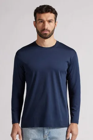intimissimi Camiseta de Manga Larga de Algodón Premium Hombre Tamaño M