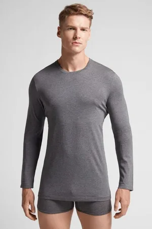 intimissimi Camiseta de manga larga en algodón superior de hombre Hombre Tamaño M