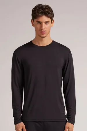 intimissimi Camiseta de Manga Larga Soft Silk Hombre Tamaño XL