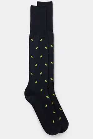 intimissimi Calcetines Largos de Hilo de Escocia Estampados Hombre Tamaño 44-45