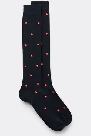 intimissimi Calcetines Largos de Algodón Estampados Hombre Tamaño 40-41