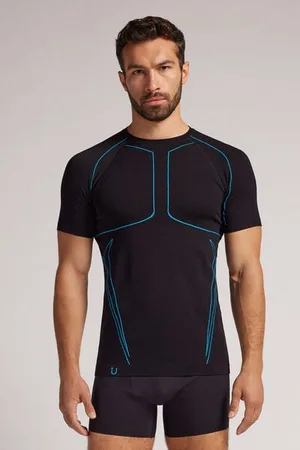 intimissimi Camiseta de Manga Corta Técnica Deportiva Hombre Tamaño S