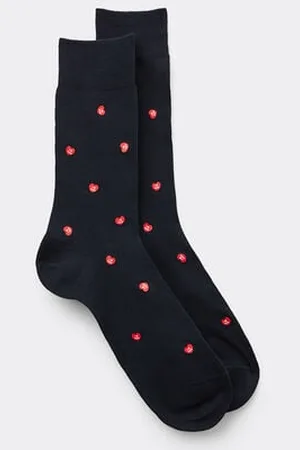 intimissimi Calcetín Corto de Algodón Estampado Hombre Tamaño 42-43