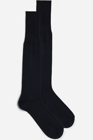 intimissimi Calcetines Largos de Cashmere Seda y Algodón Hombre Tamaño 46-47