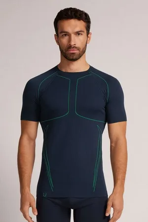 intimissimi Camiseta de Manga Corta Técnica Deportiva Hombre Tamaño L