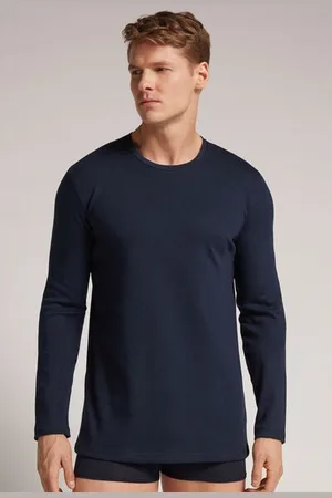 intimissimi Camiseta de Manga Larga en Cálido Algodón Hombre Tamaño M