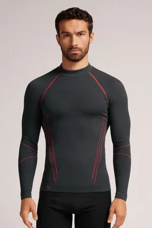 intimissimi Camiseta de Manga Larga Técnica Deportiva Hombre Tamaño XL