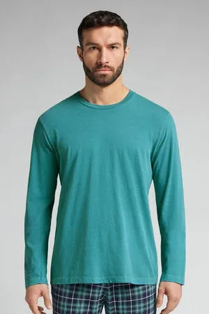 intimissimi Camiseta Manga Larga de Algodón Washed Collection Hombre Tamaño XL