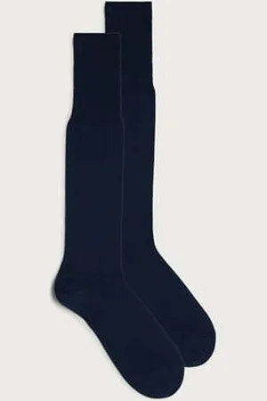 intimissimi Medias Largas de Algodón Hilo de Escocia Rasado Hombre Tamaño 44-45