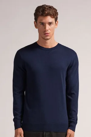 intimissimi Camiseta de Cuello Redondo y Manga Larga Hombre Tamaño XXL
