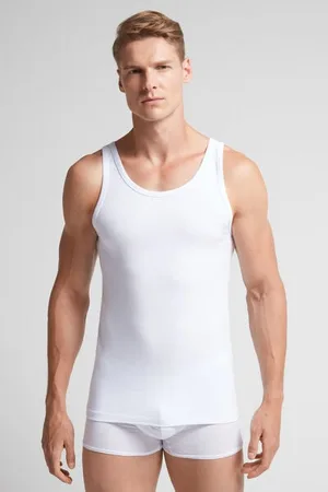 intimissimi Camiseta de tirantes de algodón para hombre Hombre Tamaño XL