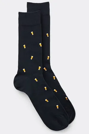 intimissimi Calcetín Corto de Algodón Estampado Hombre Tamaño 44-45