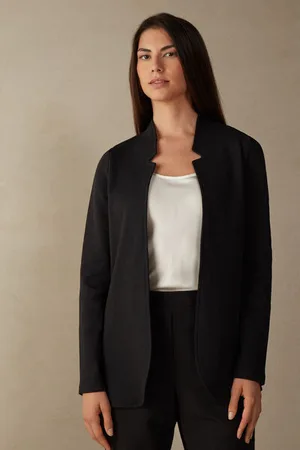 intimissimi Cárdigan Manga Larga en Interlock de Algodón Mujer Tamaño M