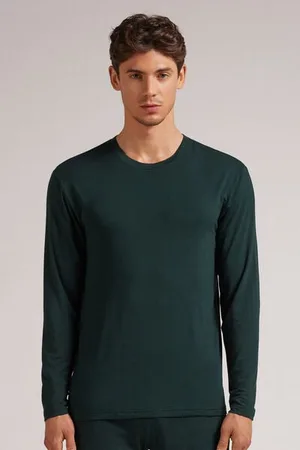 intimissimi Camiseta de Manga Larga Soft Silk Hombre Tamaño L