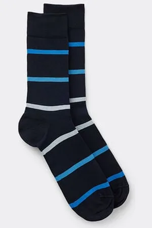 intimissimi Calcetín Corto de Hilo de Escocia Estampado Hombre Tamaño 44-45