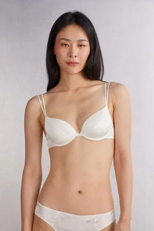 intimissimi Sujetador Push-Up Bellissima de Seda Mujer Tamaño 80B
