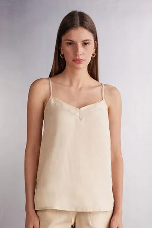 intimissimi Top en Tela de Lino Mujer Tamaño S